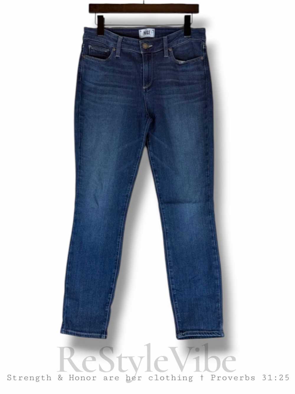 PAIGE Women’s Size 30 Denim Jeans Skinny Style Stretch Verdugo Ankle Fit